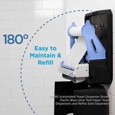 Pacific Blue Ultra Automated Hardwound Paper Towel Dispenser, Black (59590)
