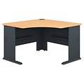 Bush Business Furniture Cubix 48W Corner Desk, Beech (WC14366)