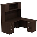 Bush Business Furniture Emerge 60W x 22D Desk, Mocha Cherry (300SCRED60MRK)