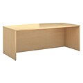 Bush Business Furniture Emerge 72W Bow Front Desk, Natural Maple, Installed (300SSDBF72ACKFA)