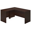 Bush Business Furniture Westfield Elite 60W x 24D L Shaped Desk with 30W Return, Modern Cherry (SRE001MR)