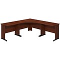 Bush Business Furniture Westfield Elite 48W x 48D C Leg Corner Desk with two 36W x 24D Desks, Hansen Cherry (SRE071HC)