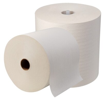 Georgia-Pacific Sofpull High-Capacity Hardwound Paper Towel, 1-Ply, White, 1000/Roll, 6 Rolls/Carto
