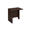 Bush Business Furniture Westfield Elite 30W x 24D Bridge/Return, Mocha Cherry, Installed (WC12907FA)