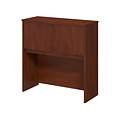 Bush Business Furniture Westfield Elite 36W Hutch, Hansen Cherry, Installed (WC24537FA)