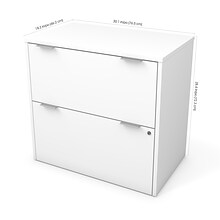 Bestar I3 Plus Lateral File in White (160630-1117)