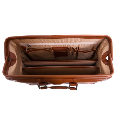 McKlein V Series Laptop Briefcase, Brown Leather (83344)