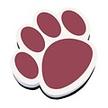 Ashley® Magnetic Whiteboard Eraser, Maroon Paw, 6 EA/BD