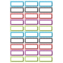 Magnetic Labels, Assorted Color Chevron