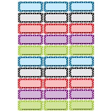 Magnetic Labels, Assorted Color Dots