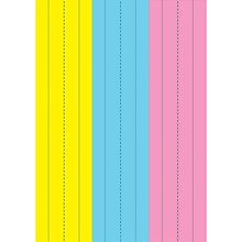 Ashley Productions 2.75 x 11 Die-Cut Magnetic Sentence Strips, Pink/Blue/Yellow (ASH10129)