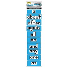 Magnetic Big Wall Words, 1st 100 Words, Level 1