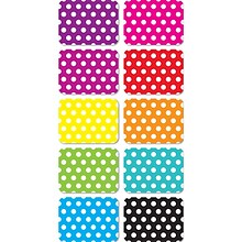 Ashley Magnetic Mini Whiteboard Erasers, Dots, 10/Pk (ASH78103)