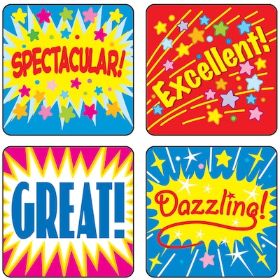 Carson-Dellosa Positive Words Motivational Stickers, Pack of 120 (CD-0625)