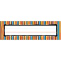 Carson-Dellosa Desk Nameplates, Colorful Stripes