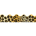 Leopard Print Scalloped Border