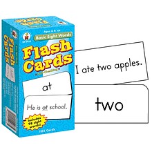 Basic Sight Words Flash Cards