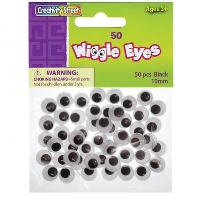 Wiggle Eyes/Black, 10mm (CK-344102)