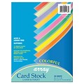 Pacon 65 lb. Cardstock Paper, 8.5 x 11, Colorful Assorted, 50 Sheets/Pack (PAC101168)