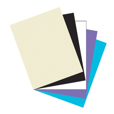 Pacon Array® Card Stock, 65 lbs, 8-1/2x11, Classic Colors, Assorted, 100 Sheets/Pack, 2 pks/Bundle