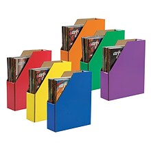 Pacon Classroom Keepers Magazine Holder, Assorted Colors, 6/Pack (PAC1327)