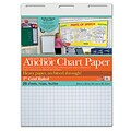 Pacon Heavy Duty Anchor Chart Paper, 24 x 32, Grid Ruled, White, 25 Sheets/Pad (PAC3373)