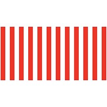 Pacon Fadeless® Design Roll, 48 x 50, Red & White Classic Stripes (PAC57615)