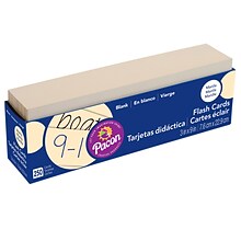 Pacon Blank Flash Card Dispenser Box, Grades Pre Kindergarten - 12, Manila, 250/BX, 2 BX/BD (PAC7410