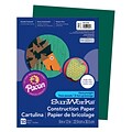 Pacon SunWorks Construction Paper 12 x 9, Dark Green (PAC7803)