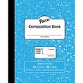 Pacon 1-Subject Composition Notebooks, 9.75 x 7.5, College Ruled, 24 Sheets, Blue (PACMMK37138)
