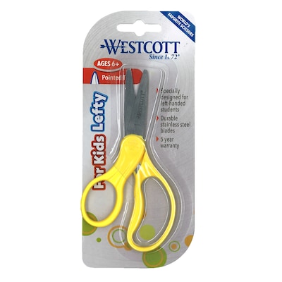 Westcott® Bent Sharp Junior Scissor, 5(L), 6 EA/BD