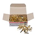 CLN Round Head Fasteners, 1/2, Brass, 1800 Fasteners/Bundle (CHL2RBP)