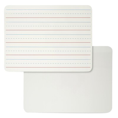 Charles Leonard® 2 Sided Plain/Lined Dry Erase Lap Board, 9 x 12 (CHL35120)