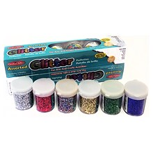 Charles Leonard Assorted Glitter Set, 12/Pack (CHL41012)