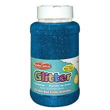 Charles Leonard Blue Glitter Ages 3+, 3 Count of 16 Oz Bottle (CHL41115)