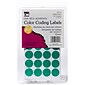 CLN 3/4" Color Coding Labels, Green, 1000 Labels/Pack, 12 Packs, 12,000 Labels/Bundle (CHL45125)