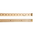 Charles Leonard Ruler Meter Stick w/ Metal End, 6 Count, 39 Inches Wood (CHL77595)