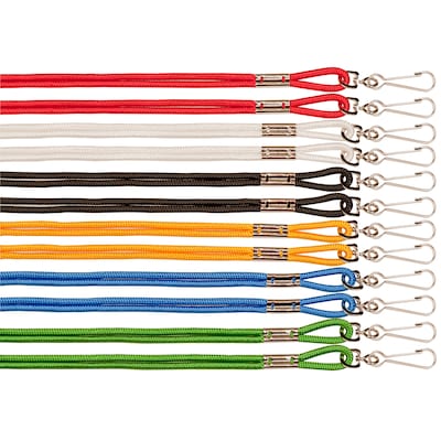 Champion Sports Lanyards, Assorted Colors, 12/Pack (CHS126ASST)