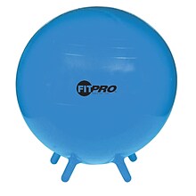 Champion Sports FitPro Ball with Stability Legs Rubber 53cm Balance Ball, Blue (CHSBL55)