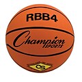 Champion Sports Intermediate Rubber Basketball, Orange, Each (CHSRBB4)