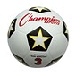 Champion Sports Soccer ball, Black/White, (CHSSRB3