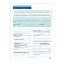 ComplyRight™ Pennsylvania Job Application, Pack of 50 (A2179PA)