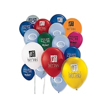 Custom 9 Inch Round Balloons - Standard Colors