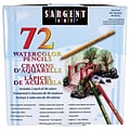 Sargent Art Watercolor Pencils, Assorted Colors, 72/Pack (SAR227272)
