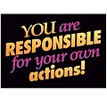 Trend® Educational Classroom Posters, You are responsible for your own actions!