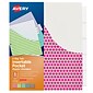Avery Big Tab 30% Recycled Plastic File Pocket, 3" Expansion, Letter Size, Assorted, 30/Pack (AVE07708)