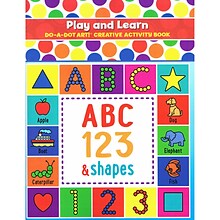 Do•A•Dot Art!™ Creative Activity Book, Play & Learn ABC Numbers & Shapes, 28 pages