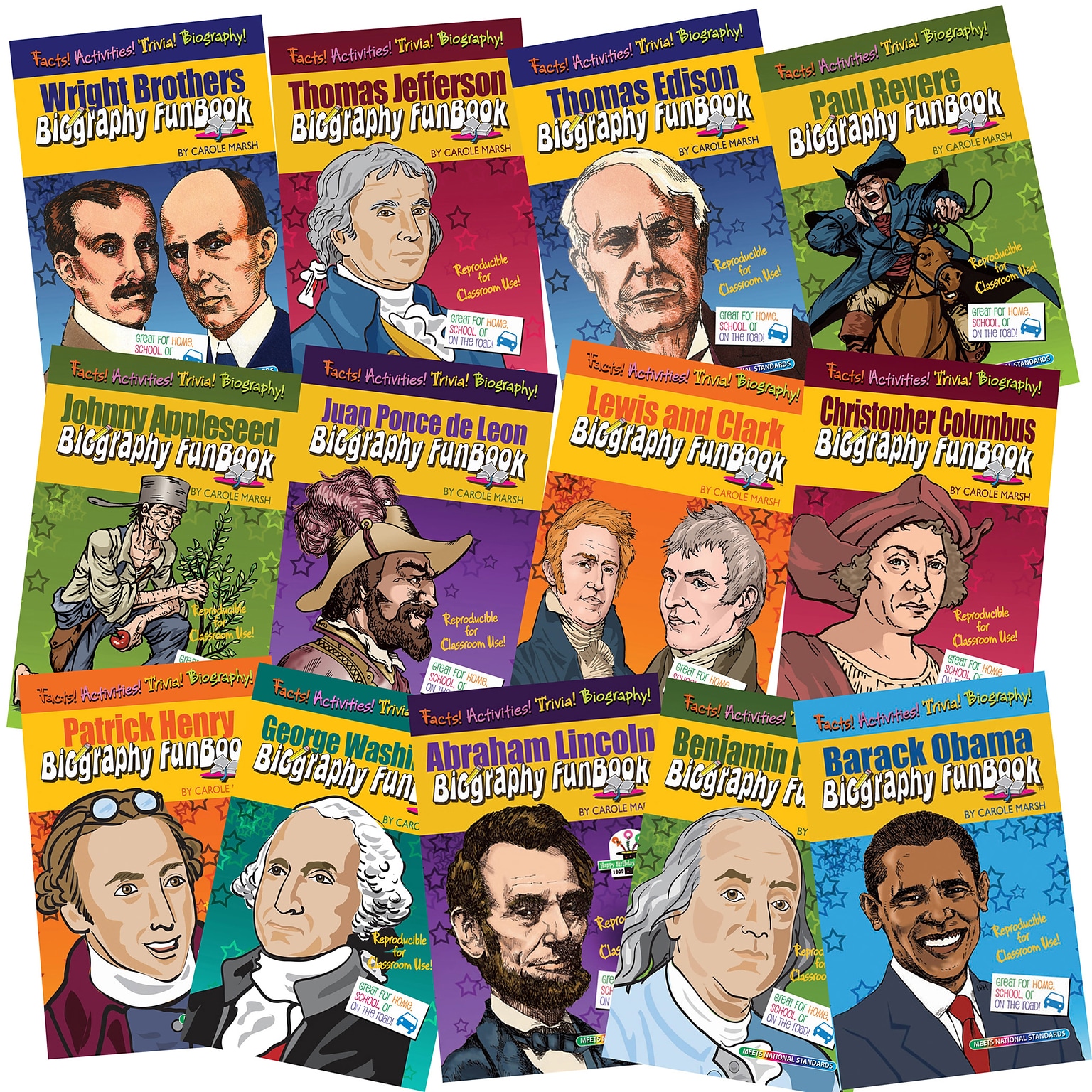 Biography FunBooks, Presidents, Inventors & Explorers
