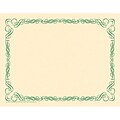 Arabesque Border Paper, Green