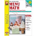 Real World Math, Remedia Menu Math, Old-Fashioned Ice Cream Parlor, Book 1, Addition & Subtraction